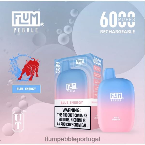 FLUM PEBBLE Lisbon - FLUM PEBBLES 6.000 baforadas H682F012 energia azul