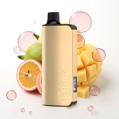 Alibarbar Ingot 9000 Puffs Vape Descansável Maracujá Manga Lima 22ml 2350mAh LED