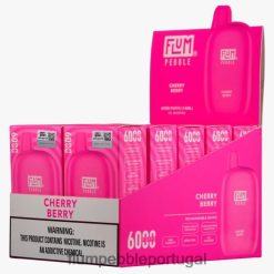 FLUM PEBBLE Portugal - FLUM PEBBLES 6.000 baforadas 10 pacotes H682F021 baga de cereja
