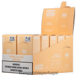 FLUM PEBBLE Review - FLUM PEBBLES 6.000 baforadas 10 pacotes H682F085 sorvete de baunilha