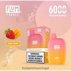 FLUM PEBBLE Vape Flavors - FLUM PEBBLES 6.000 baforadas H682F068 manga palha