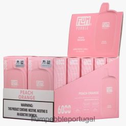 FLUM PEBBLE Vape Portugal - FLUM PEBBLES 6.000 baforadas 10 pacotes H682F063 laranja pêssego