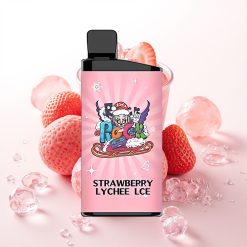 IGET Bar 3500 Puffs Vape Descansável Morango Lichia Gelo - 1400 mAh, 1.2 Ohm Mesh