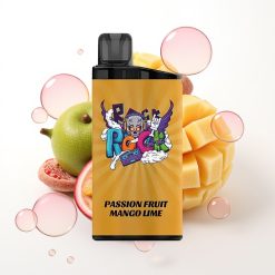 IGET Bar 3500 Puffs Vape Descartável Maracujá Manga Lima 1400mAh Mesh 1.2 Ohm