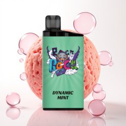 IGET Bar 3500 Puffs Vape Descartável Sabor Menta Dinâmica, 1400 mAh, Bobina Mesh 1.2 Ohm