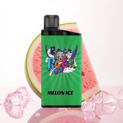 IGET Bar 3500 Puffs Vaporizador Descartável Melão Gelado, 1400 mAh, Bobina Mesh 1.2 Ohm