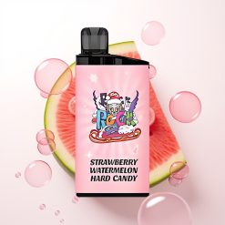 IGET Bar 3500 Puffs Vaporizador Descartável - Morango Melancia Balinha Doce (1400mAh, 1.2 Ohm)