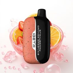IGET Moon K5000 Puffs Vape Descartável Morango Laranja Gelo Verde 81.5g