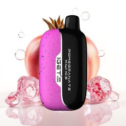 IGET Moon K5000 Puffs Vape Descável Romã Kiwi Gelo 81.5g PC 1.35 Ohm 49.5x25.3x99.4mm