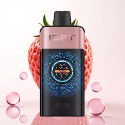 IGET ONE 12000 Puffs Vape Descartável Chupa Chups Morango com Tela Colorida Curva, 2700 mAh