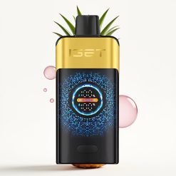 IGET ONE 12000 Puffs Vape Descartável Kiwi Abacaxi com Tela Colorida Curva e 2700 mAh