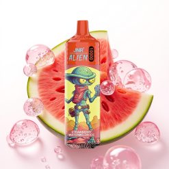 JNR Alien 10000 Puffs 850mAh Tipo-C LED Morango Melancia Gelo