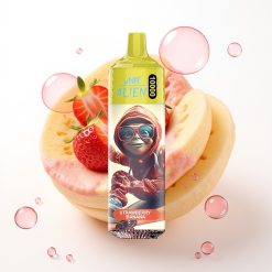 JNR Alien 10000 Puffs Recarregável Morango Banana 850mAh Tipo-C LED RGB