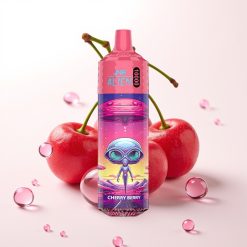 JNR Alien 10000 Puffs Vape Cherry Berry 850mAh 20ml LED RGB Tipo-C