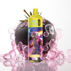 JNR Alien 10000 Puffs Vape Dragão Negro Gelo com 850mAh, 20ml e LED RGB