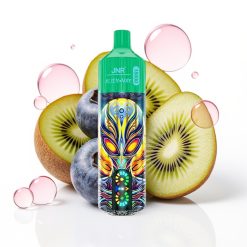 JNR Alien Max 18000 Puffs Vape Mirtilo Kiwi com LED Display, Dual Mesh Coil e 28ml