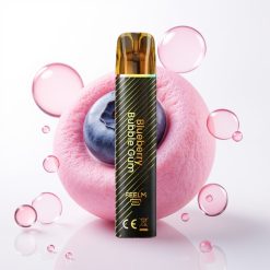 JNR Black&Golden 800 Puffs 2ml 2% Nic TPD Sabor Chiclete de Mirtilo