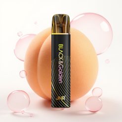 JNR Black&Golden 800 Puffs 550mAh 2ml TPD Pêssego Manga Descartável