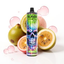 JNR Calavera 11000 Puffs Recarregável USB-C 21ml Sabor Maracujá Kiwi Goiaba