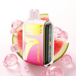 JNR Capsule 15000 Puffs 20ml 850mAh Morango Melancia Gelo Dual Mesh LED Boost