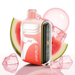 JNR Capsule 15000 Puffs Vape Melancia Brazz Ice 20ml Dual Mesh 850mAh 20W