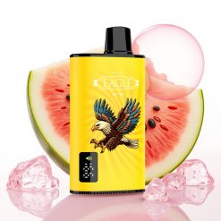 JNR EAGLE Smart 23000 Puffs Vaporizador Descartável com Tela Digital, Bobina Mesh 1.0ohm, Kiwi Melancia Gelo