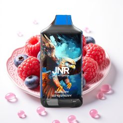 JNR Falcon 16000 Puffs Vaporizador Descartável Mirtilo Framboesa Vermelha 850mAh 22ml Dual Mesh