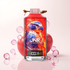 JNR Falcon X 18000 Puffs Vape Descarga Cereja 750mAh 24ml Dual Mesh Digital Type-C