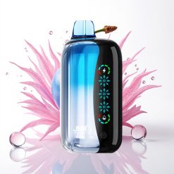 JNR Flex Ice 21000 Puffs Vaporizador Descartável Explosão de Cereja Azul com Toque de Gelo, Tela Touch, 26ml, Bateria 1000mAh, Tipo-C