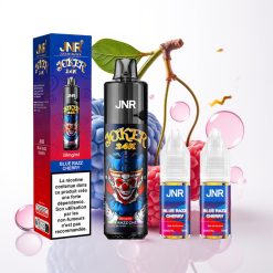 JNR Joker 24K Puffs Recarregável Vape Blue Razz Cereja 800mAh Tipo-C 2% Nicotina