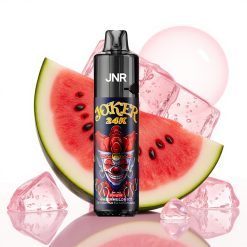 JNR Joker 24K Puffs Vape Recarregável Melancia Gelo 2+10ml 800mAh Tipo-C