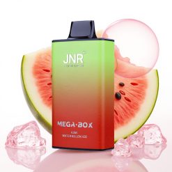 JNR Mega Box 25000 Puffs Recarregável Tipo-C 30ml Sabor Kiwi Melancia Gelada