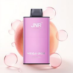 JNR Mega Box 25000 Puffs Vape Descartável Pêssego Suculento, 30ml, 850mAh, Tipo-C