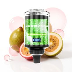 JNR Mega Shisha Hookah 100K Tipo C Tela Inteligível Sabor Kiwi Maracujá Goiaba