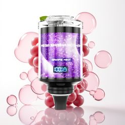 JNR Mega Shisha Hookah 100K Uva Hortelã Compatível com Desktop Recarregável Tela Inteligera