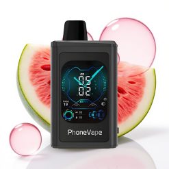 JNR PhoneVape 30000 puffs Recarregável Turbo Tela Completa Mirtilo Melancia