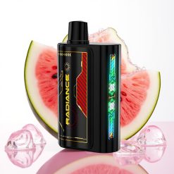 JNR Radiance 31000 Puffs Rechargeável 28ml Tela Animada Dual Mesh Gelo Melancia