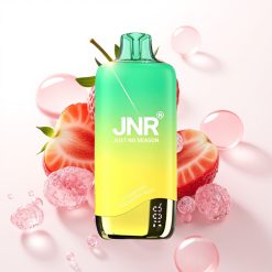 JNR Rainbow 10500 Puffs Disposable Vape Morango Pêssego Menta com Bateria 600mAh, 18ml, USB-C