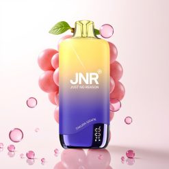 JNR Rainbow 10500 Puffs Vape Descartável Sakura Uva com Bateria 600mAh, 18ml, USB-C