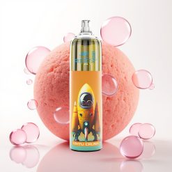 JNR Rocket-X 12400 Puffs Vape Descartável com Fluxo de Ar Ajustável, RGB, Sabor Vimtu Crush