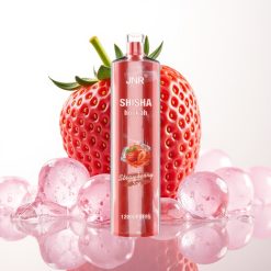 JNR Shisha Hookah 12000 Puffs 24ml 750mAh Tipo-C Gelo de Morango