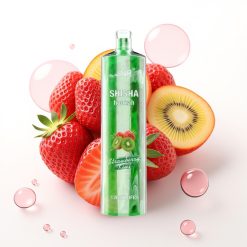 JNR Shisha Hookah 12000 Puffs 750mAh 24ml Morango Kiwi 0% 2% Tipo-C