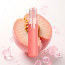 Snowplus Dash 4000 Puffs Dispositivo Descartável Gelo de Pêssego com Atomizador Cerâmico, Bateria 530mAh, 7.5ml