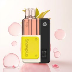 Snowplus Swift 15000 Puffs Pod Kit Sabor Jujuba de Abacaxi, Bateria 1000mAh, Dual Mesh