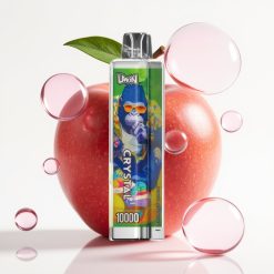 UWIN Crystal 10000 Puffs Duas Maçãs Recarregável 18ml 0-5% Nicotina RGB