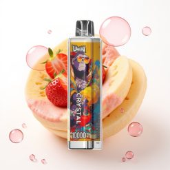 UWIN Crystal 10000 Puffs Recarregável Sabor Morango Banana 18ml 5% Nicotina RGB