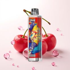 UWIN Crystal 10.000 Tragos Sabor Cereja e Frutas Vermelhas - 18ml, 5%, RGB
