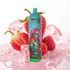 Uwin Tornado 35K Music Vape Descartável 35.000 Tragadas Morango Framboesa Cereja Gelo Bateria 600mAh