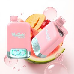 Vapsolo Twins 20000 Puffs Carga Type-C 40ml Morango Gelo & Manga Pêssego Melancia