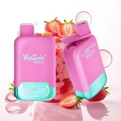 Vapsolo Twins 20000 Puffs Morango Framboesa Cereja Ice & Uva Ice - 40ml, 20mg/ml/50mg/ml, 2 tanques, Tipo-C